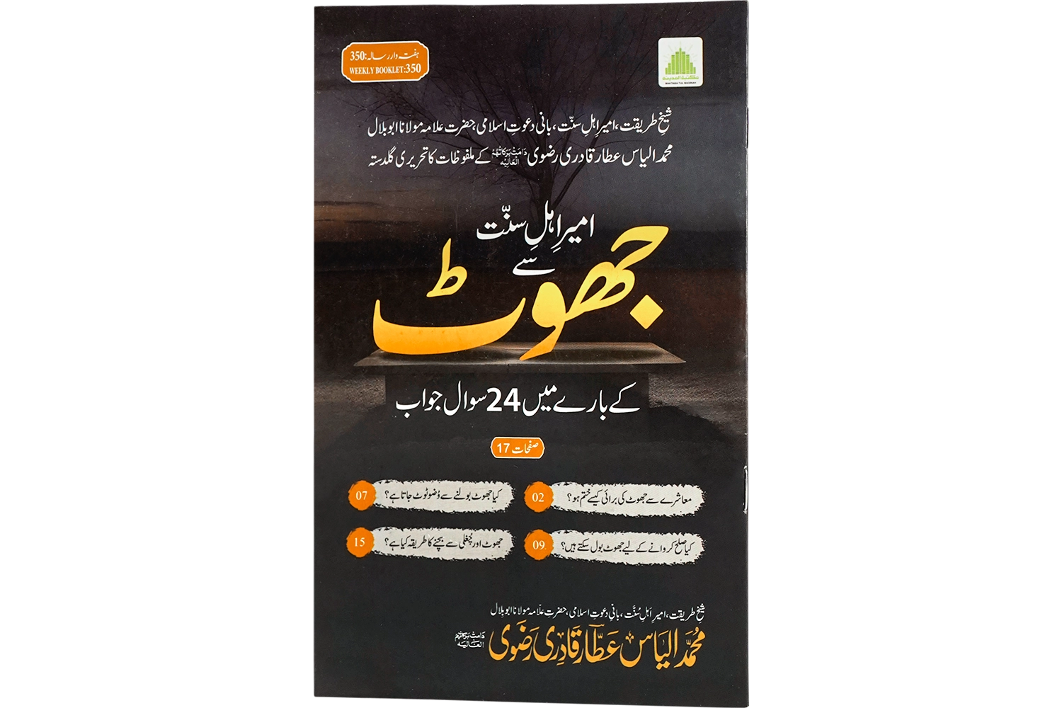 Ameer-E-Ahlay Sunnat Se Jhoot Key Barey Me 24 Suwal Jawab