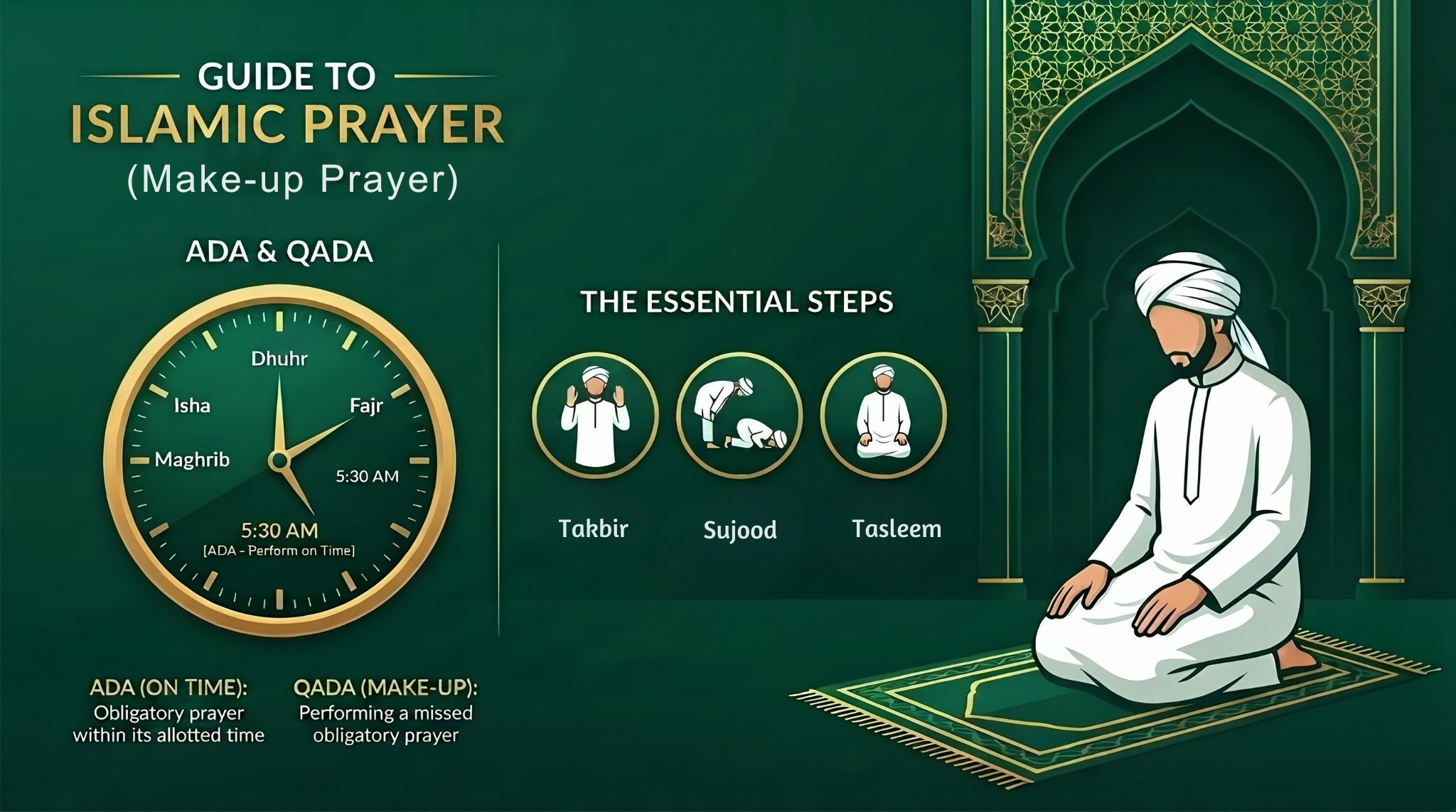 A Complete Guide on the Method of Missed Salah