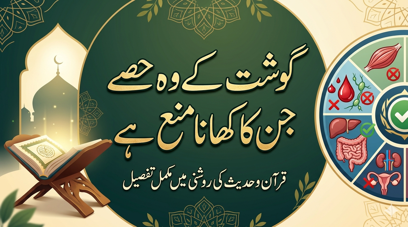 گوشت کے وہ حصے جن کا کھانا منع ہے