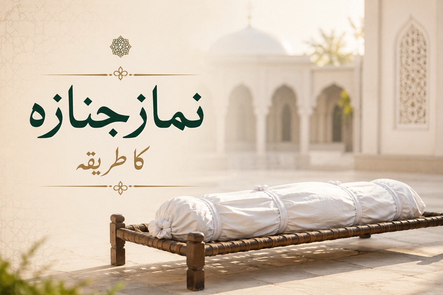 نمازِ جنازہ کا طریقہ