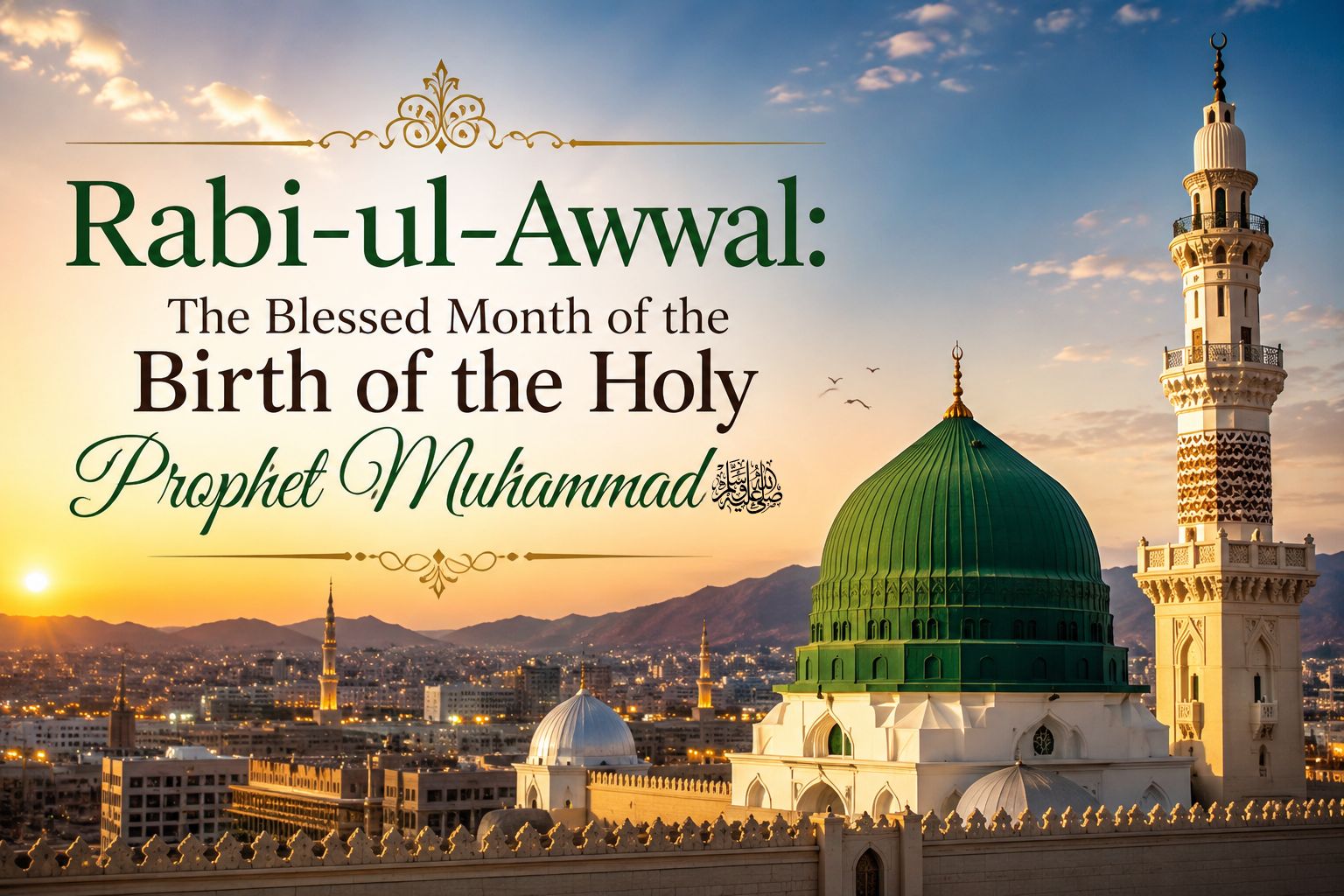 Rabi-ul-Awwal: The Blessed Month of the Birth of the Holy Prophet Muhammad ﷺ